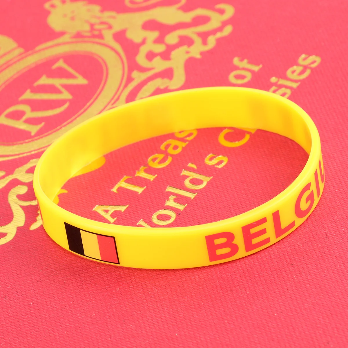 10 pcs Silicone Wristbands One Size National Flag Bracelet For Sports Events Race Gym Football Accessories Fundraiser Wristband