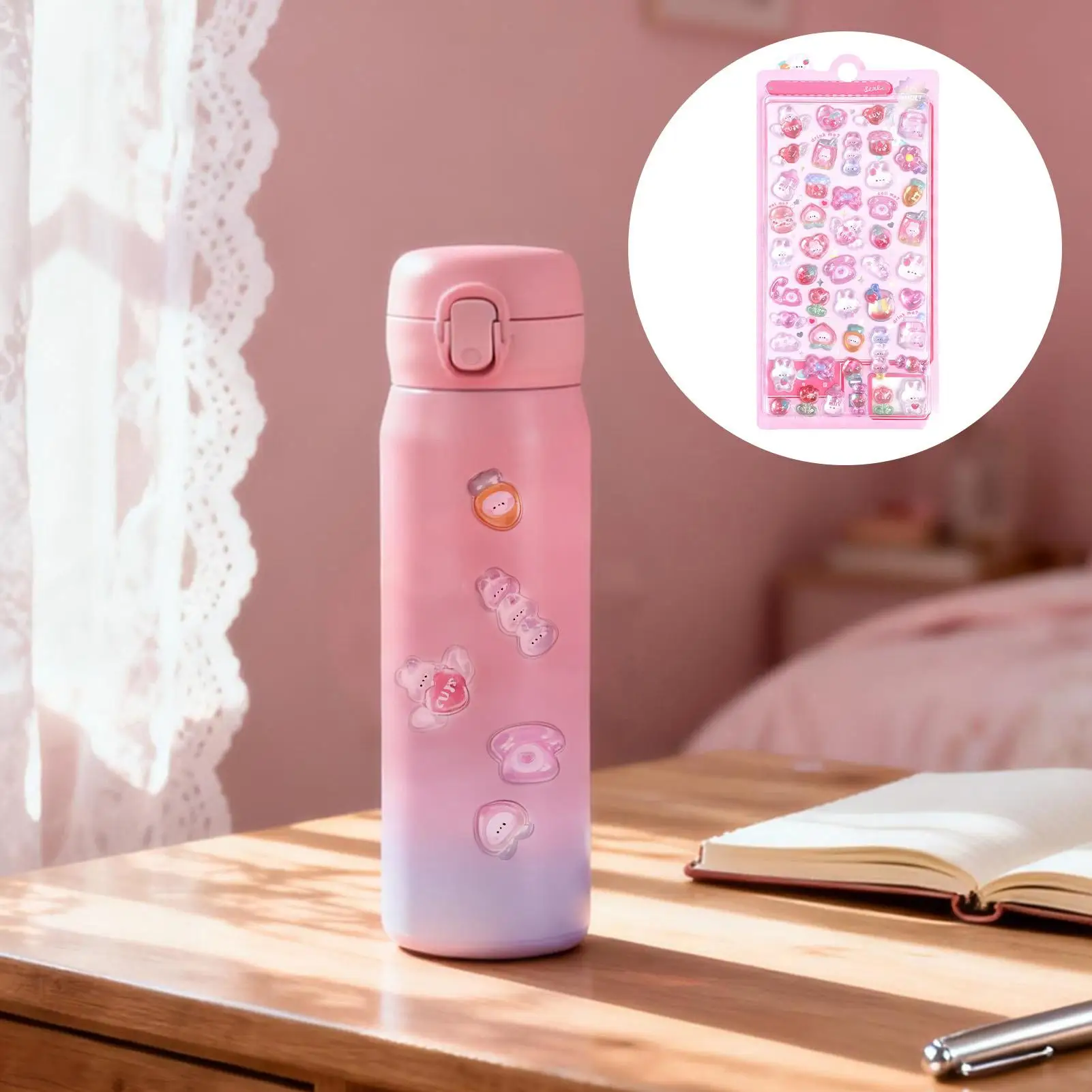 

3D Stickers For Phone Case Animal Aesthetic Sticker Decorations Decorative Decals For Notebook Scrapbooking Journal Laptop Craft