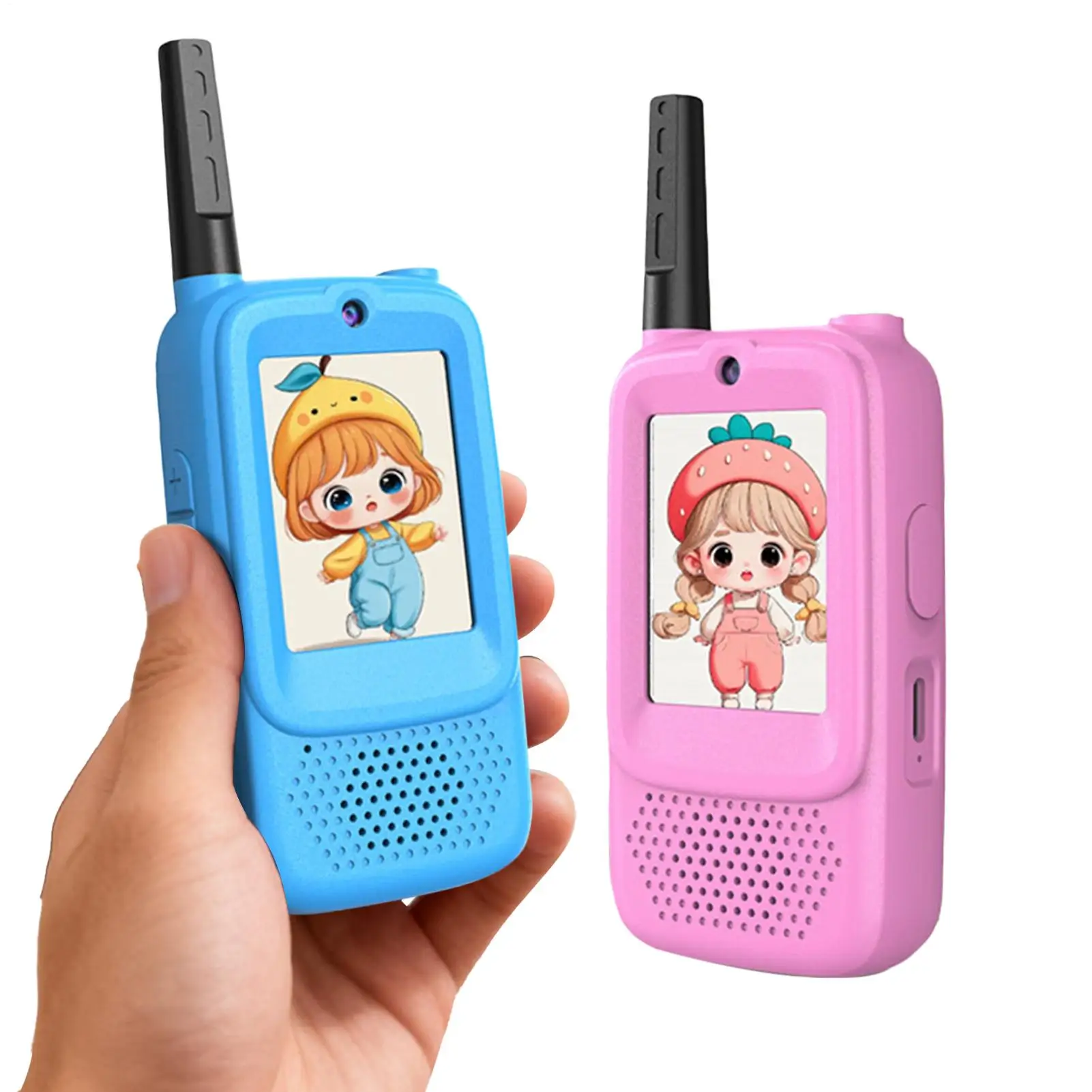 Рации, 2 шт., перезаряжаемые портативные спортивные игрушки с камерой, рации дальнего действия для занятий патрулью, семьи