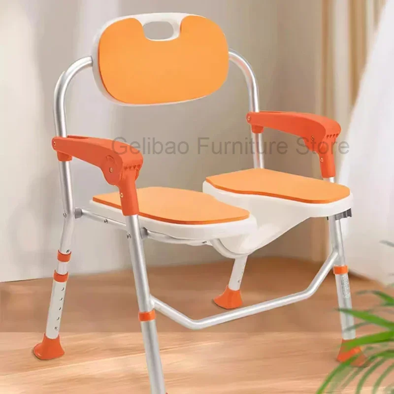 Elderly Minder Bathroom Chair Shower Folding Camping Portable Stool Outdoor Tourist Makeup Taburete Plegable Trendy Furniture