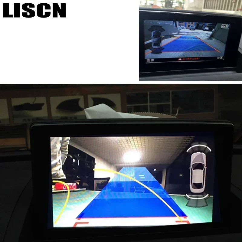 Front Rear Camera interface Adapter For Audi Q3 8U RS Q3 2011 to 2018 No Coding Required Original Screen Backup Reverse Camera