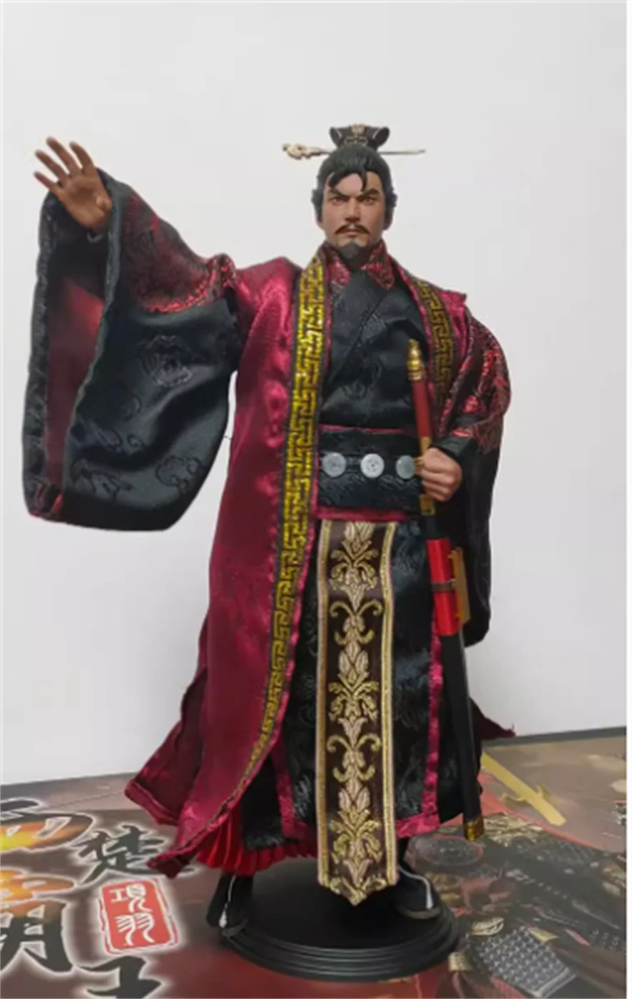 

1/6 Chinese Ancient Tradition Robe Dress Man robe Suit Three Kingdoms for 12 inch Figure Clothing Chinese civil servants Model