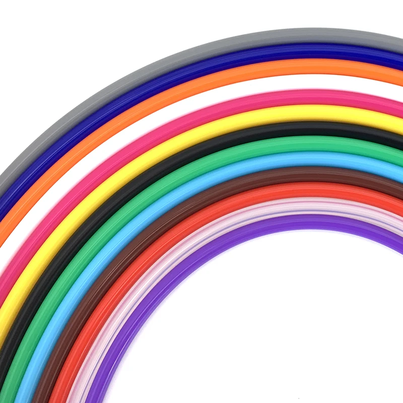 

OD8 X ID5mm Food Grade Silicone Tube Connector Plumbing Transparent Flexible Silicone Drink Tubing Colorful Rubber Water Hose