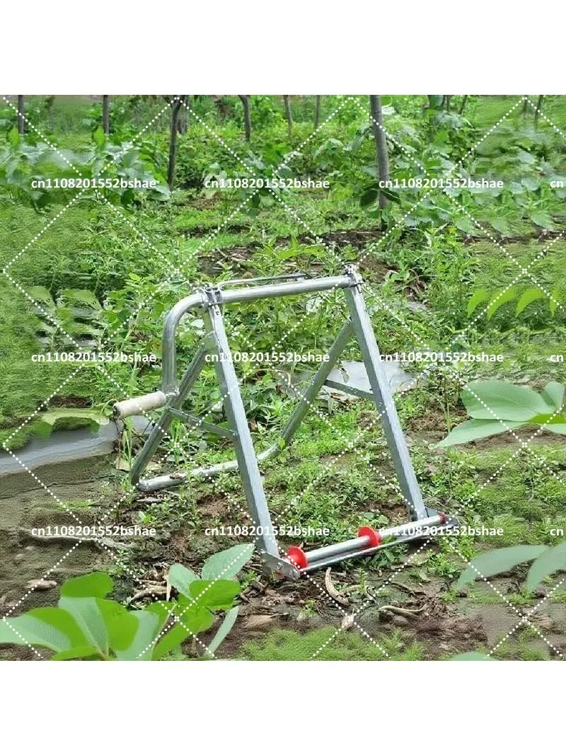 100M Agricultural Water Hose Reel Retractor Irrigation Pipe Rewinding Machine for Farm