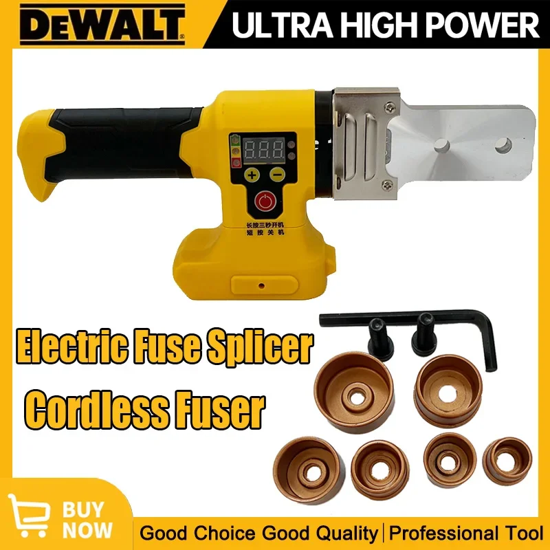 Dewalt fusion électrique fusible épisseuse tuyau Machine à souder sans fil fusion PPR PE fer à souder Tube en plastique PP chauffage thermofusible