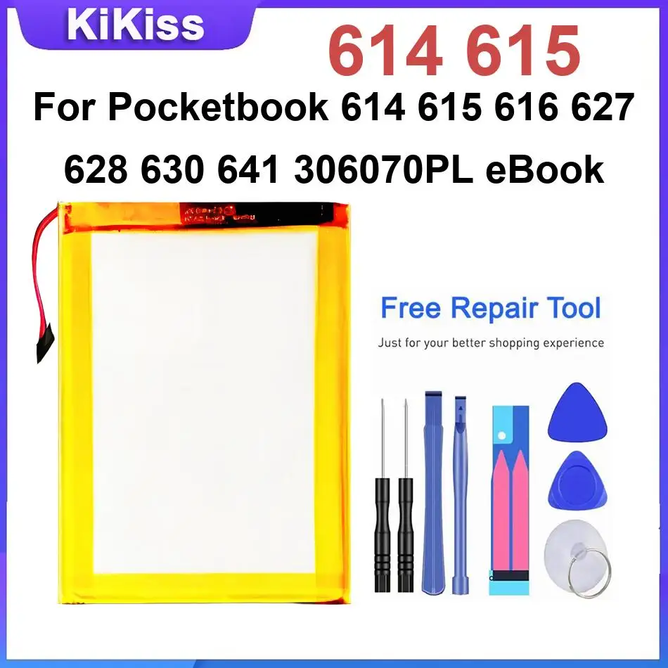Battery 614 615 For Pocketbook 614 615 616 627 628 630 641 306070PL eBook Li-ion Polymer Batteries