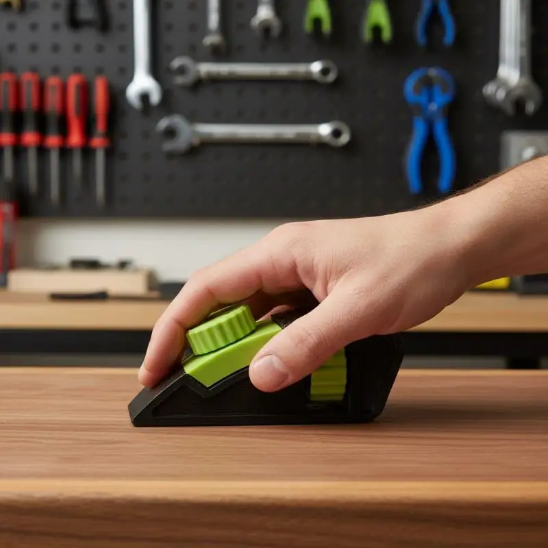 1pc Adjustable Tension Handheld Sandpaper Holder, Sandpaper Clamp, Polishing And Sanding Tool For Models And Woodworking, Quick