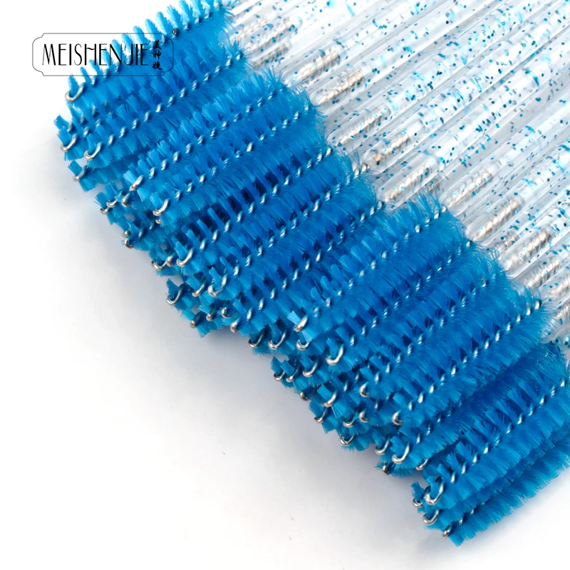 5/50 Piezas Varitas de Rímel de Cristal, Cepillos para Pestañas, Espirales para Extensiones de Pestañas, Cejas y Maquillaje 4