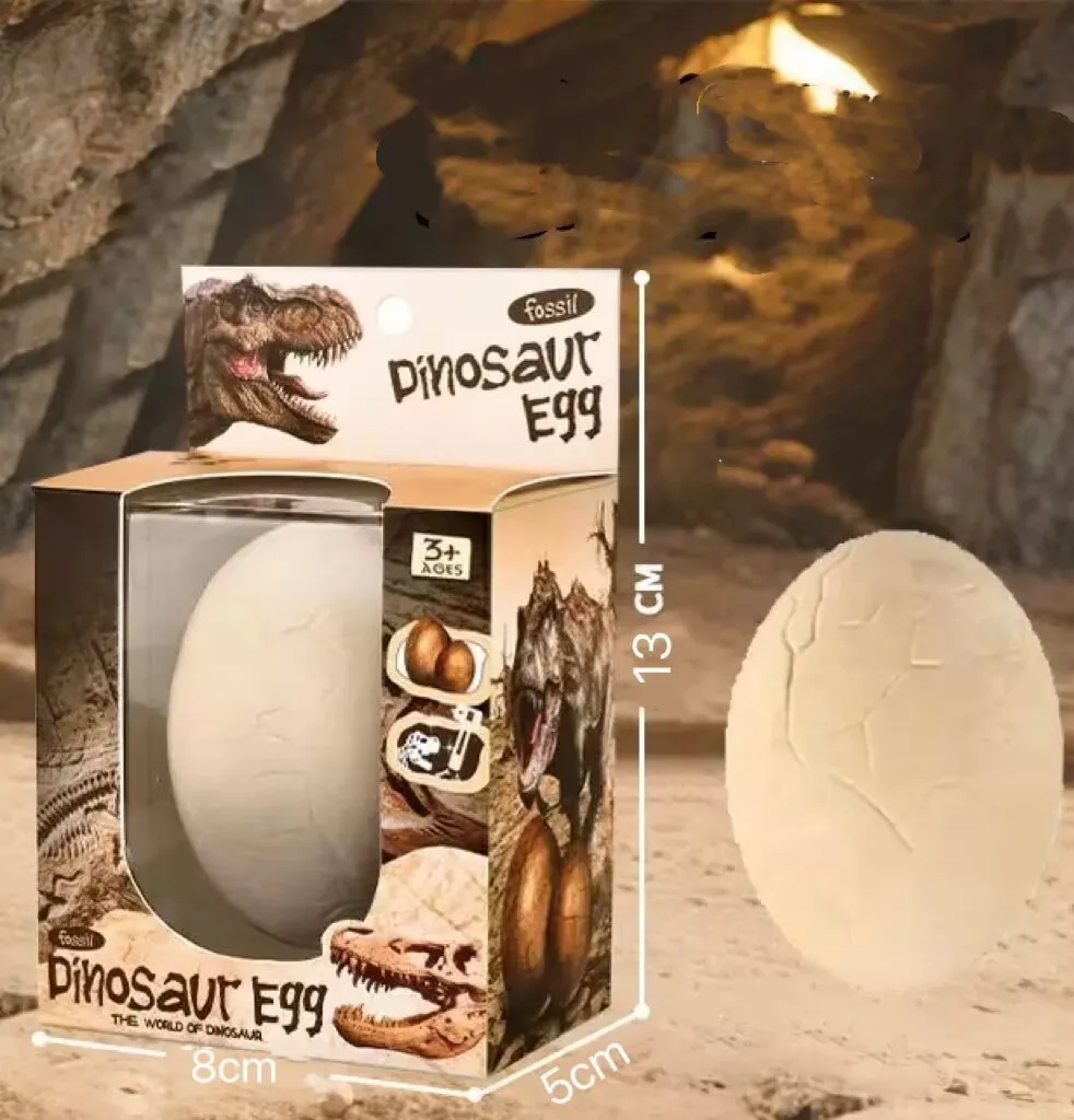 Kit de fouilles archéologiques de dinosaures en plâtre DIY – Modèle éducatif et scientifique pour l'exploration pratique des merveilles scientifiques – Jouet cadeau pour garçons et filles – Dinosaure aléatoire (1 pièce)