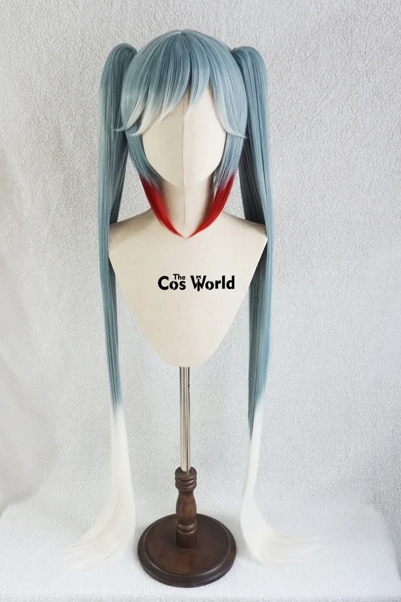 CosplayVOCALOID 2022 سنو ميكو 120 سنتيمتر طويل مستقيم أنيمي تأثيري الباروكات الألياف مقاومة للحرارة الشعر الاصطناعية + غطاء شعر مستعار
