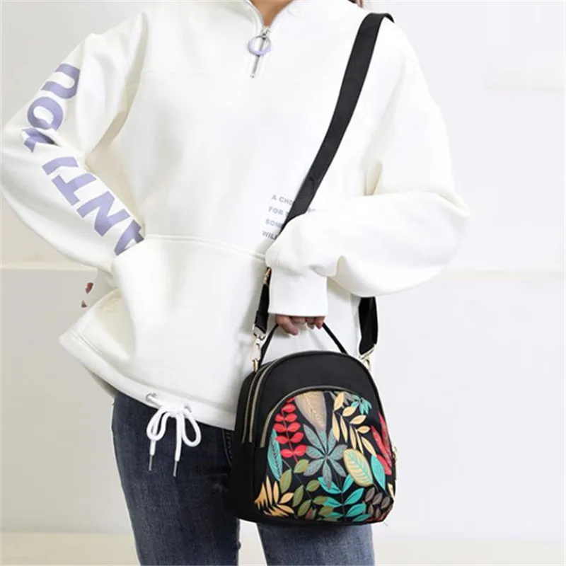 Damen Tasche neue lässige koreanische multifunktion ale Umhängetasche Mini Rucksack Oxford Umhängetasche Damen Einkaufstasche – Detail 10
