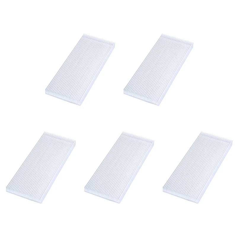 

A37T-5X Алюминиевый радиатор для светодиодного усилителя высокой мощности, транзистор 100X41x8 мм