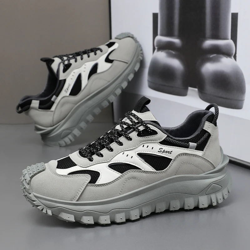 

Модная мужская обувь, дышащие кроссовки, повседневная обувь на сетчатой платформе, новая летняя теннисная обувь, нескользящая уличная мужская обувь для бега Tenis