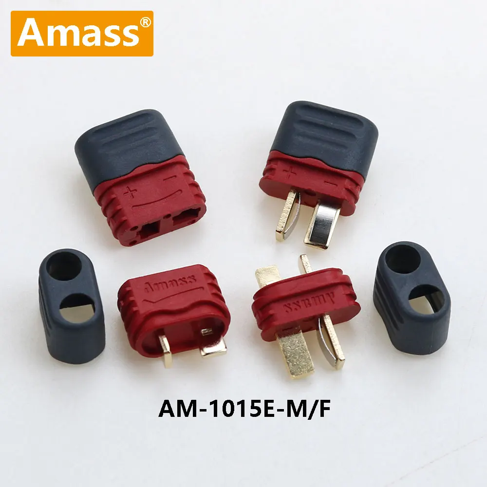 AM-1015E-M/F with sheath anti slip T-shaped male female aviation model lithium battery plug AM-1015E Male Female