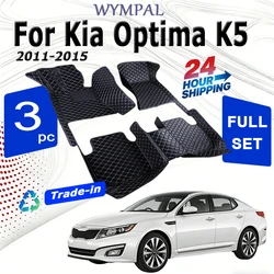 100% Fit Custom Made Leather Car Floor Mats For Kia Optima K5 DL3 2011 2012 2013 2014 2015 Carpet Rugs Foot Pads Accessories