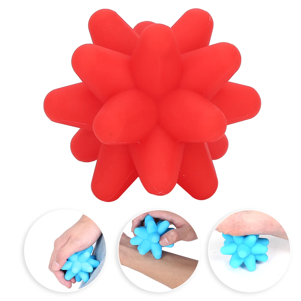 2 Colors Acupoint Massage Ball Muscle Releas Tissue Massage Silicone Fitness Ball Fascial Massage Ball