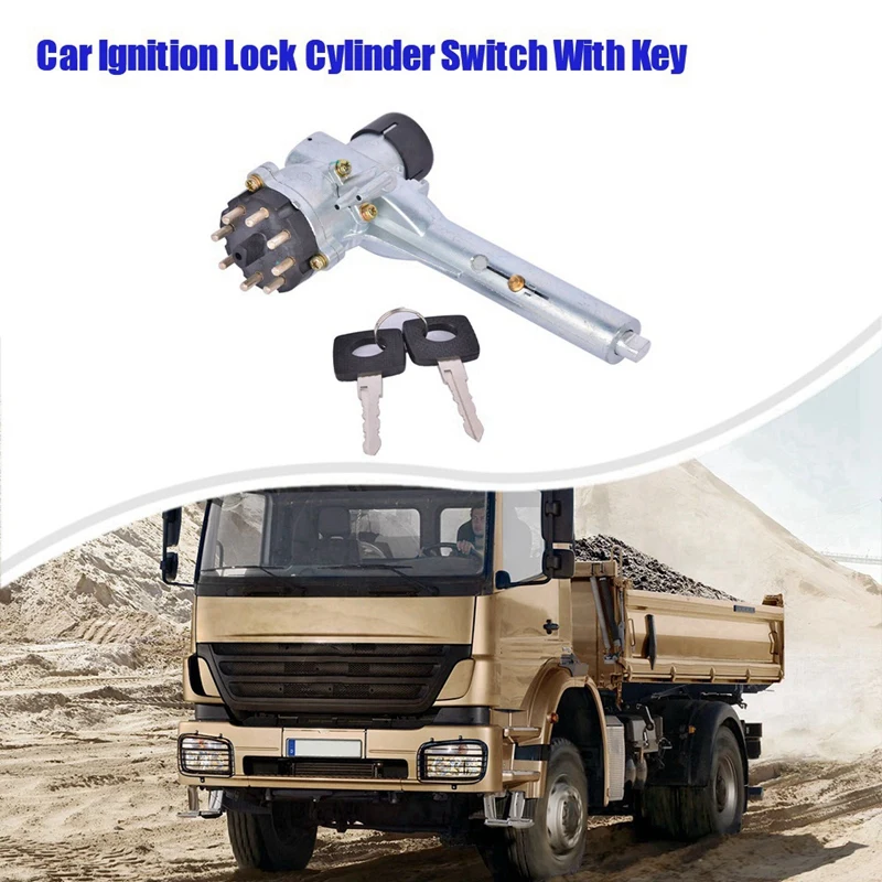 Car Ignition Switch Steering Lock Cylinder With 2 Key A0014621630 For Benz Gas W460 & W463 Gasoline Trucks A1164620093