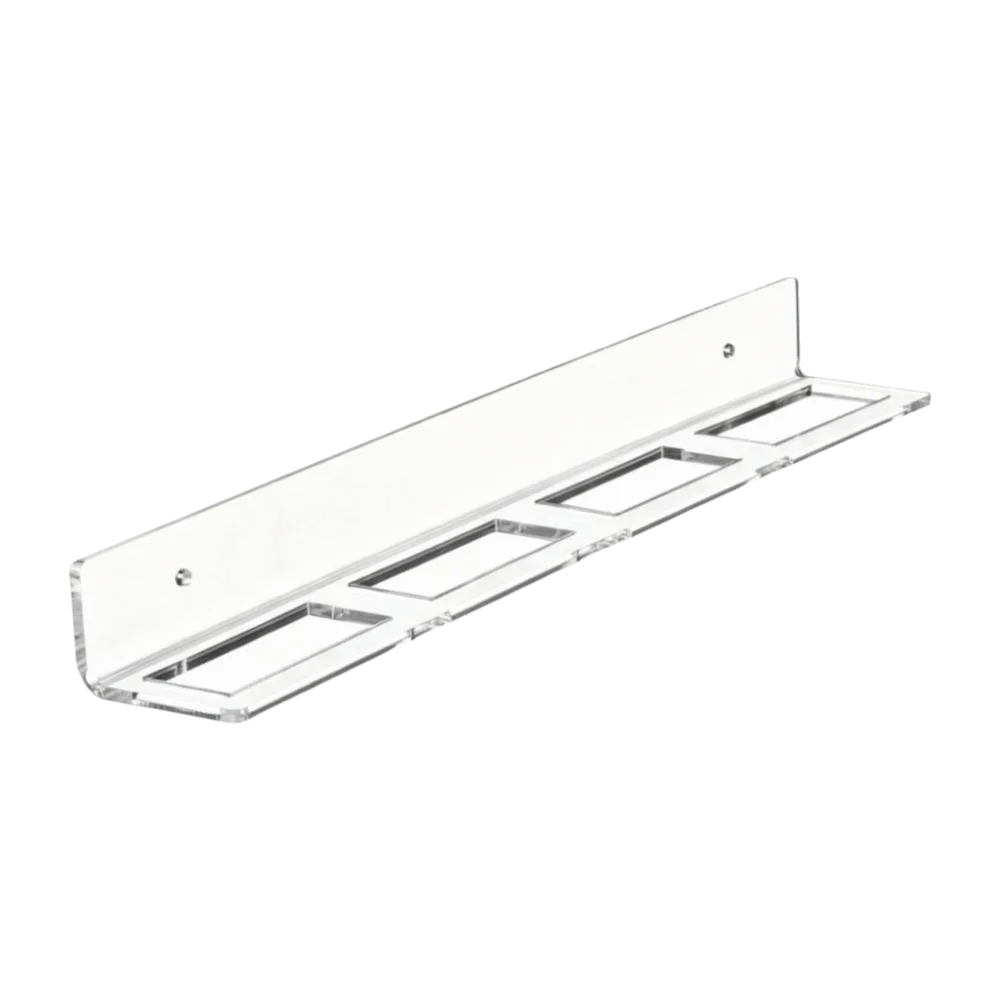 5pcs Clear Acrylic Hockey Puck Display Wall Rack Wall Mountable Transparent Design Ice Hockey Puck Display Shelf Space Saving