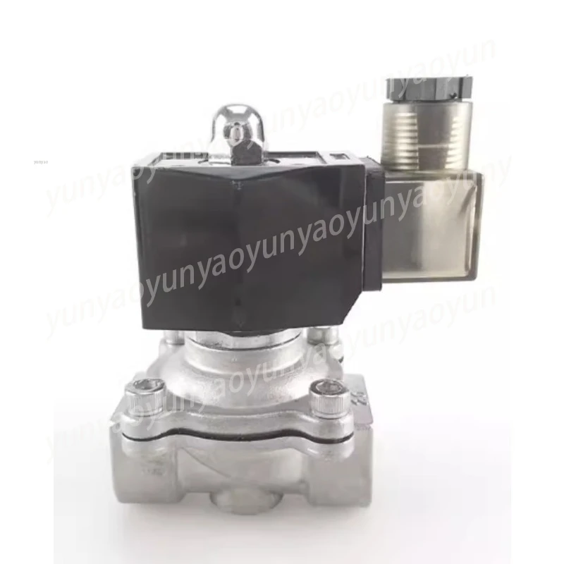 

Waterproof 304 Stainless Steel Normally Closed Solenoid Valve 24V 220V Water Fluid Pipeline Control Replacement Valve