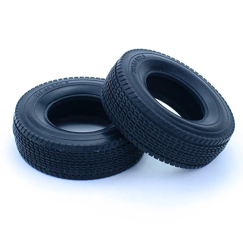 

1 Pair RC Ruck Rubber Tire 26mm Width Tyre for 1/14 Tamiya SCANIA 770S R620 VOLVO BENZ Arocs MAN TGX LESU Car Accessories