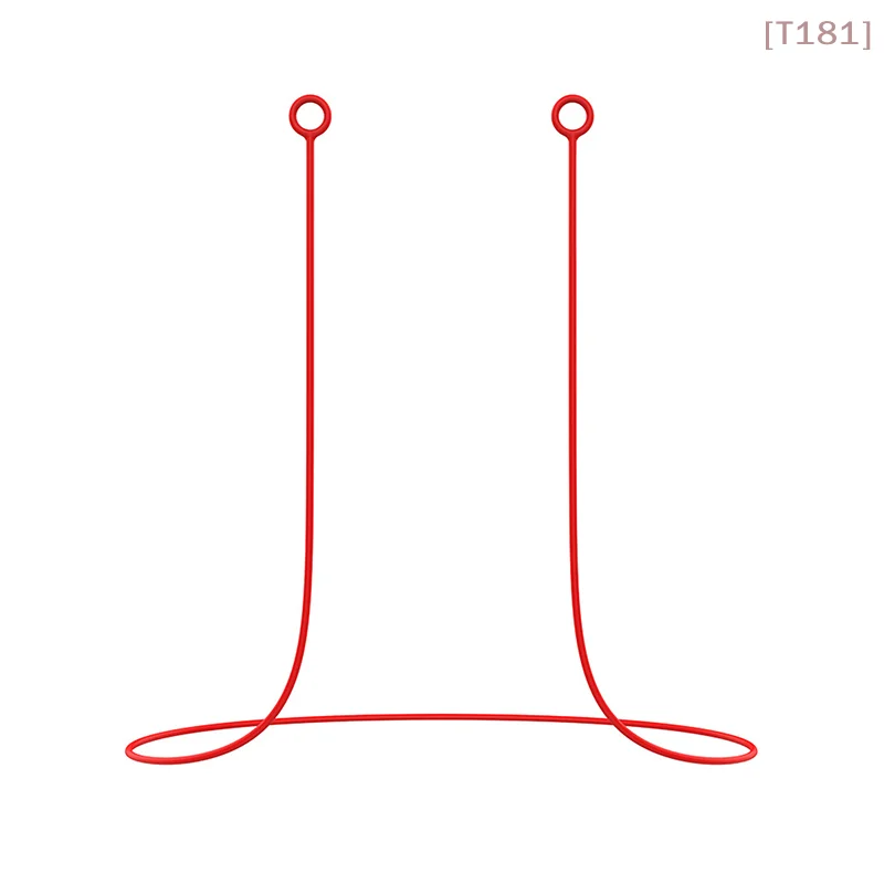 [E] Outdoor Earplugs Earbud Lanyard Work Travel Sleep Connector Cord Anti-lost Rope Silica Gel Earphone Strap