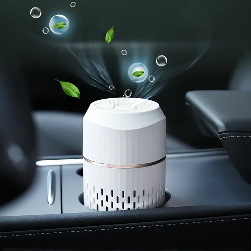 2023 New Air Purifier Car Negative Ion Generator Remove Formaldehyde Deodorizer Smoke Washer Vehicle Air Cleaner Home