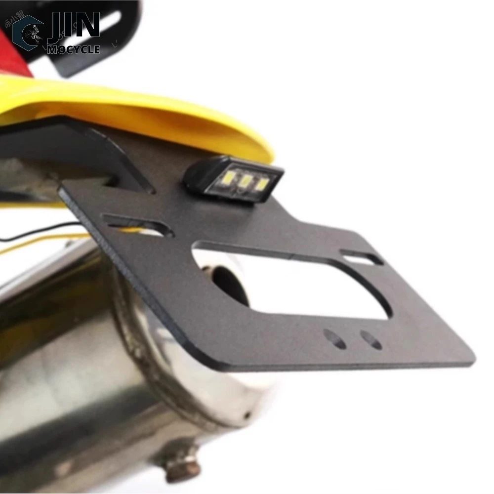 FOR SUZUKI DR650S SE DR 650 S DR 650S DR650SE DR650 SE 1996-2026 Motorcycle Accessories License Plate Bracket Holder With Light