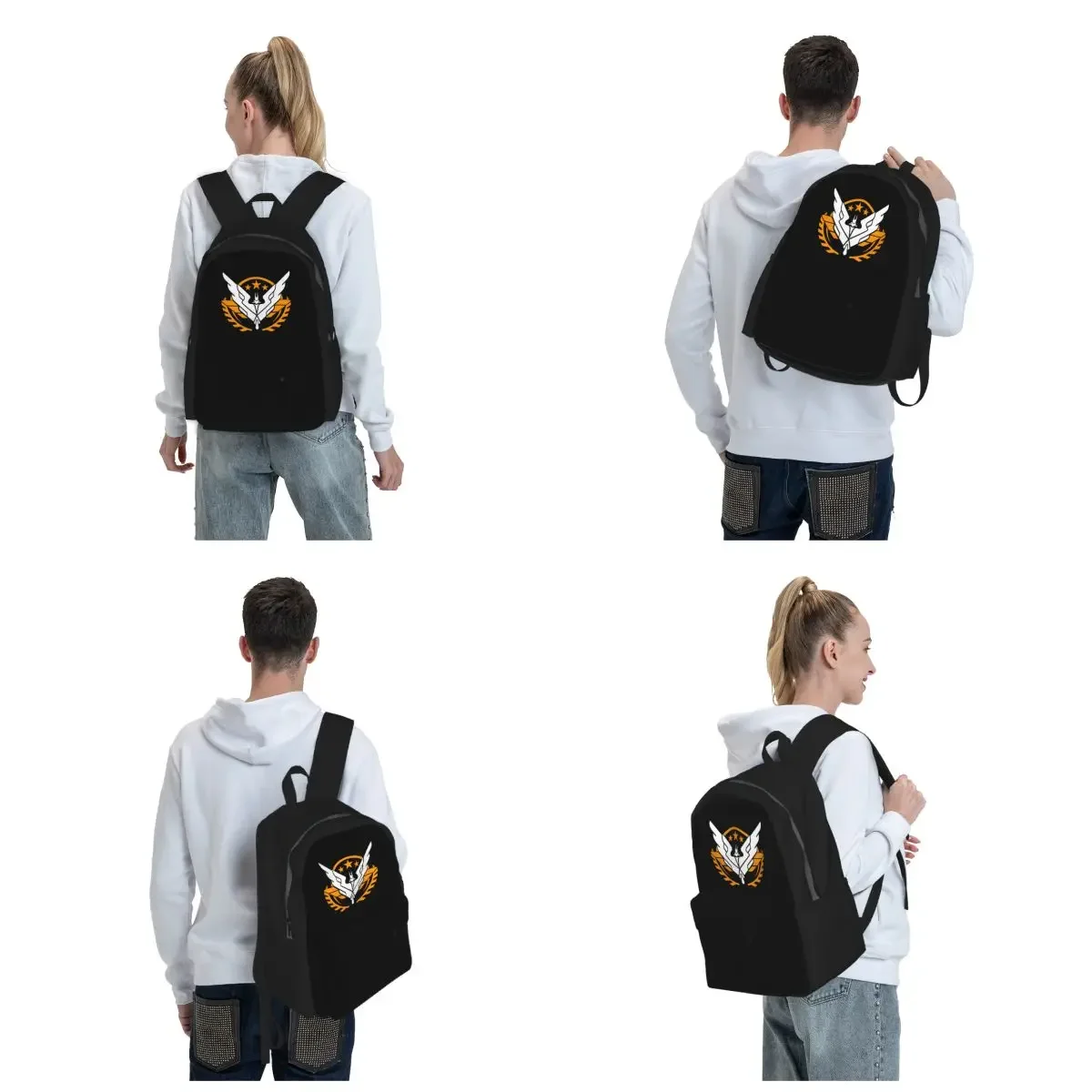 

Elite Dangerous - Triple Elite Backpack Daypack Large Capacity Boys Girls BookBag School Bag Shoulder Bags for Men Women