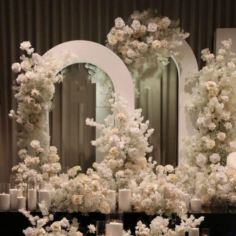 

/3pcs)Curved Metal Bracket, Wedding & Event Background Decor Stand, Stage Hanging Decoration Frame