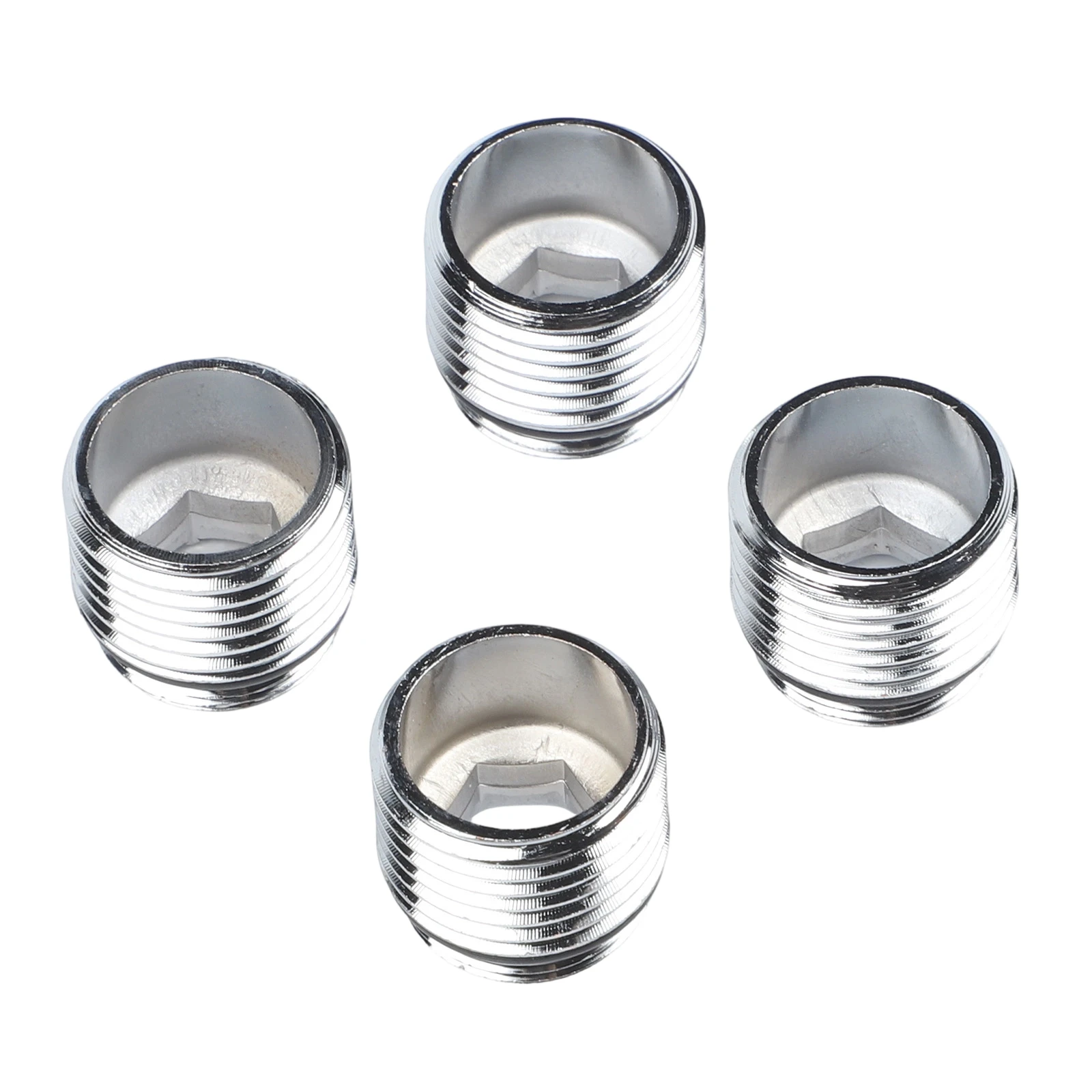 

Set of 4 Metal Tap Adapters 18mm X 1.0mm to 1/2 Thread Connectors Designed for Compatibility with For Most Tap Fixtures