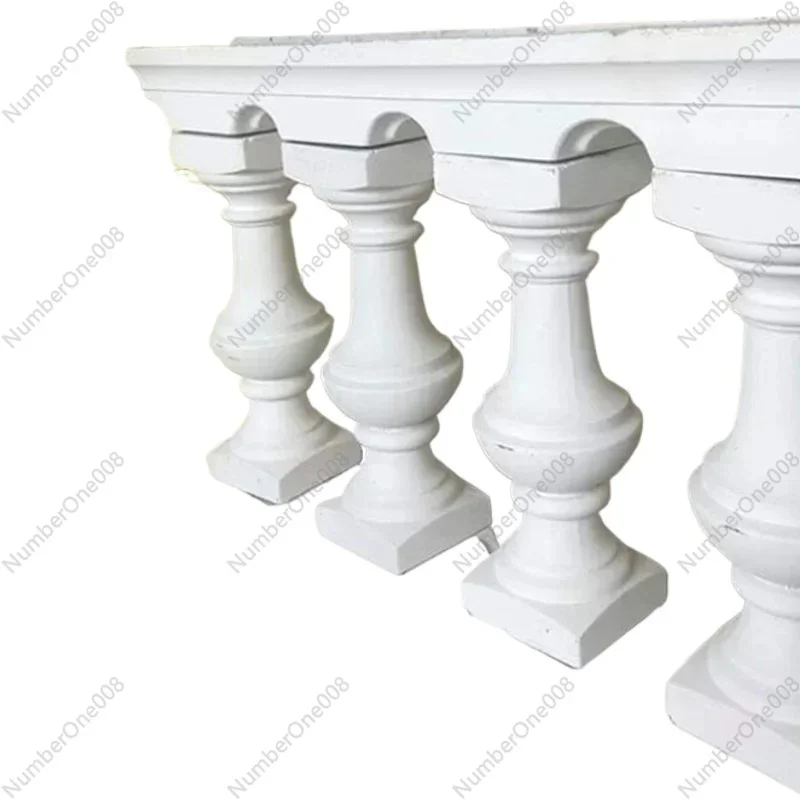 Summer Breeze Concrete Precast Balustrade Railing Mold, Balcony Gardening Baluster, Durable Handrail Fence Mould, W 18cm/ 7.09in