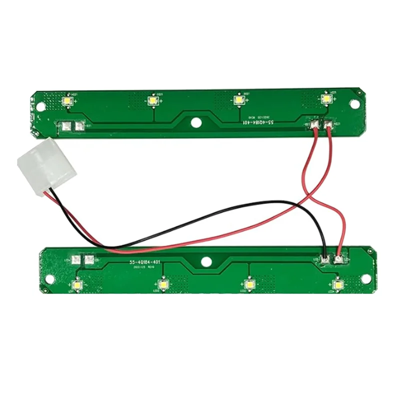 Tablero de luz LED para refrigerador AS94-2Pcs para Whirlpool Kenmore Maytag W11043011 PS12070396 (solo PCB), luz LED para refrigerador