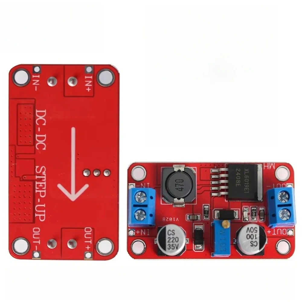 XL6019 5A DC-DC Boost Converter Module Adjustable 3.3V-35V to 5V/6V/9V/12V/24V Step-Up Power Supply