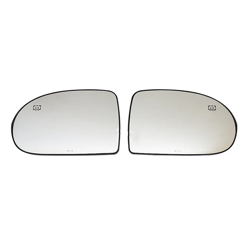 Door Wing Side Mirror Glass Heated With Backing Plate For JEEP Compass 2007 - 2017