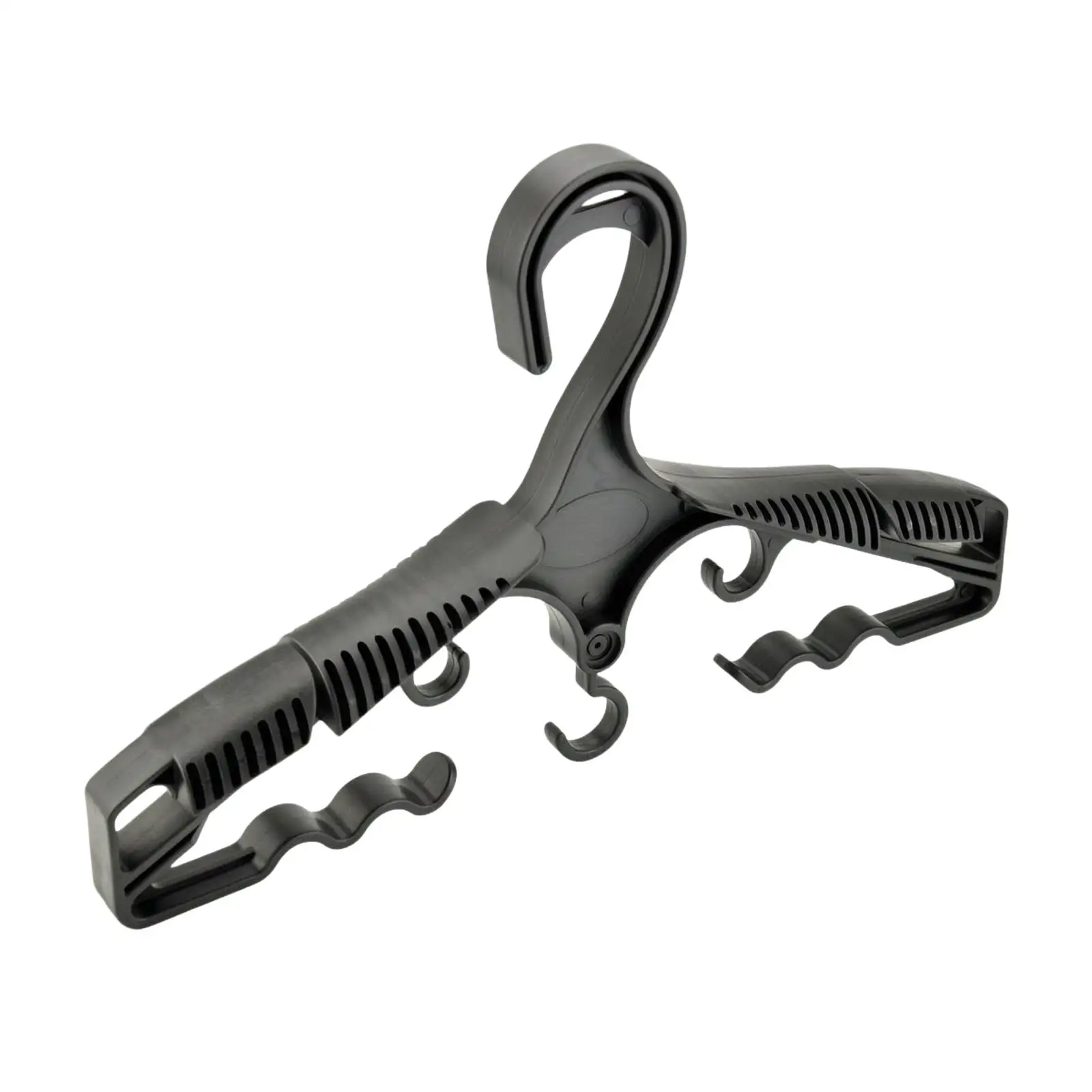 Molded ABS Diving Equipment Hanger for Dive Shop and Home Use with Ventilated Slotted Shoulder Design for Quick Drying