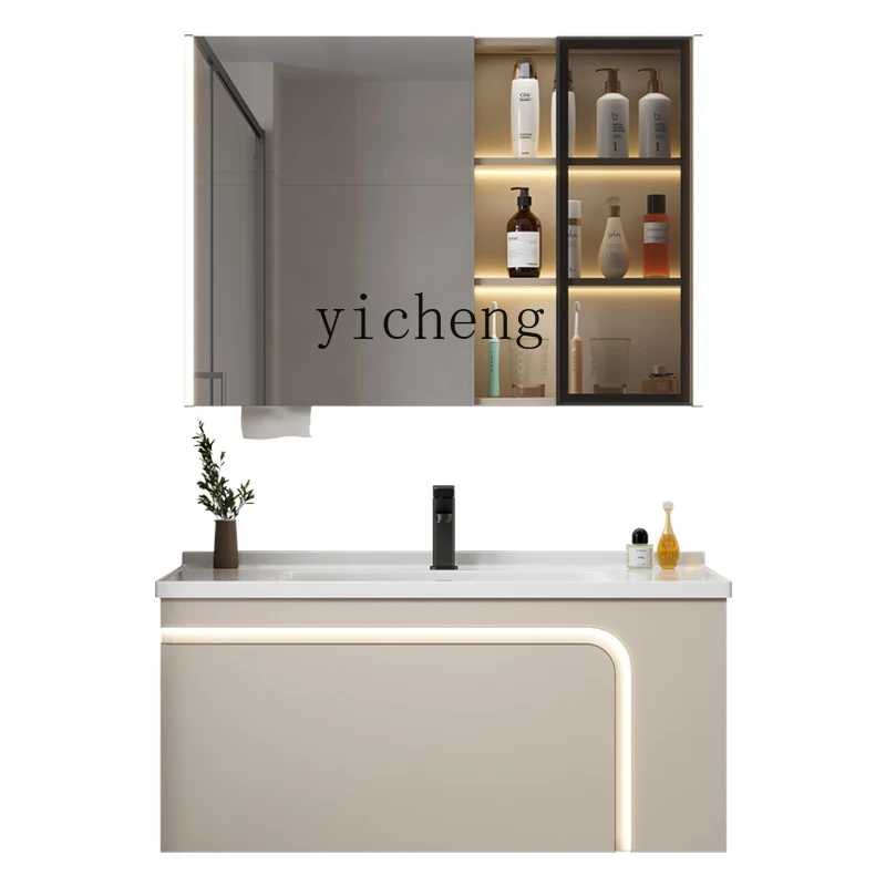 

ZZ bathroom cabinet combination bathroom ceramic integrated basin toilet washstand