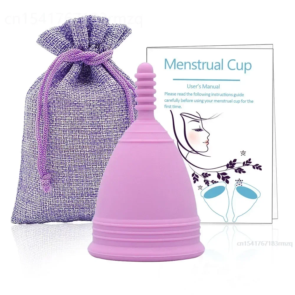 Portable Menstrual Cup Medical Silicone Leak-proof Lady Women Menstrual Period Cup With Storage Case Feminine Hygiene Product