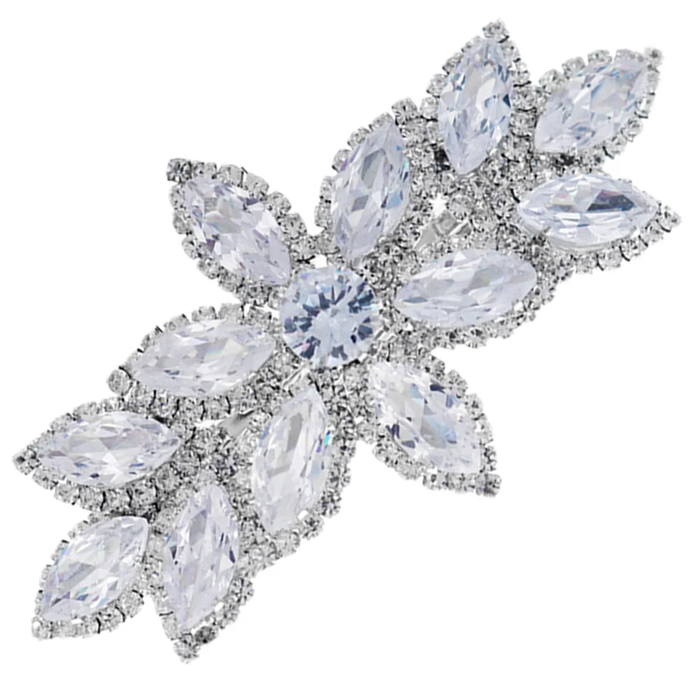 

Diamond Rhinestone Hair Clip Miss Girls Accessories Silver Head Clips for Wedding Pins Women Barrettes