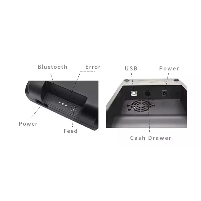 Cheap 3 Inch Thermal Receipt Commercial Impresora Etiquetas Device 80mm Wireless Printer