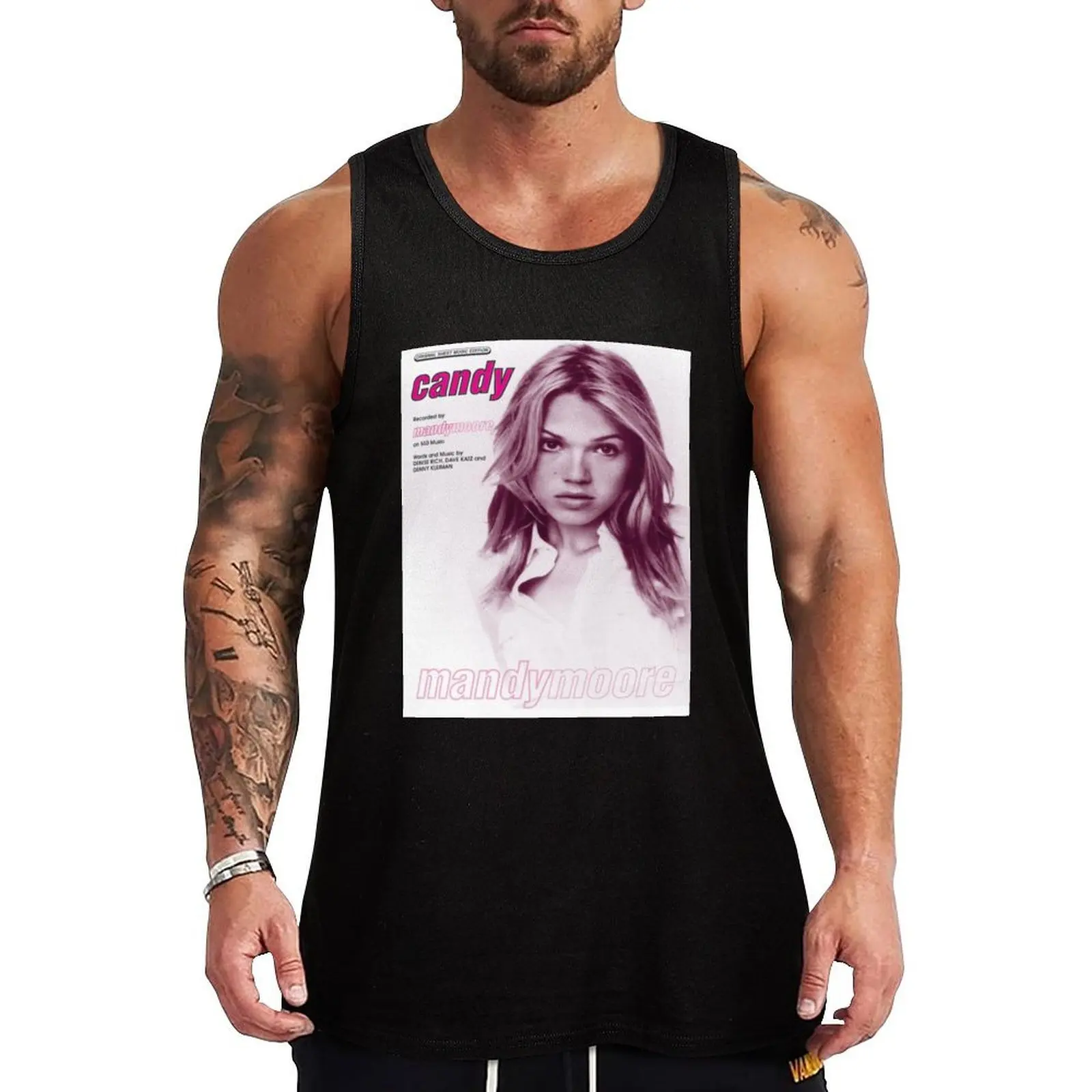 Camiseta sin mangas con estampado de verano de Mandy Moore, camiseta sin mangas con gráfico de playa