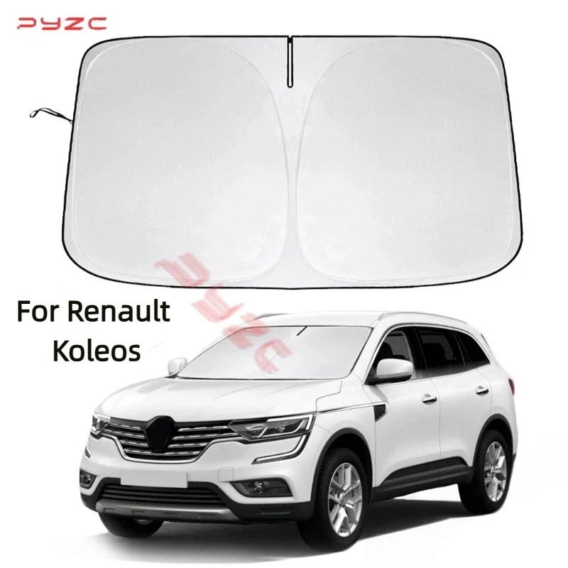 For Renault Koleos 2010-2018 2019 2020 2021 2022 2023 Car Windshield Sun Shade Accessories Reflector Sunshade Offers Protection