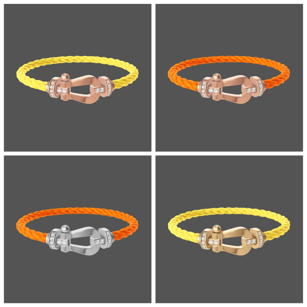 

Высококачественный, модный и классический браслет в форме полуалмазной подковы 2025 года.