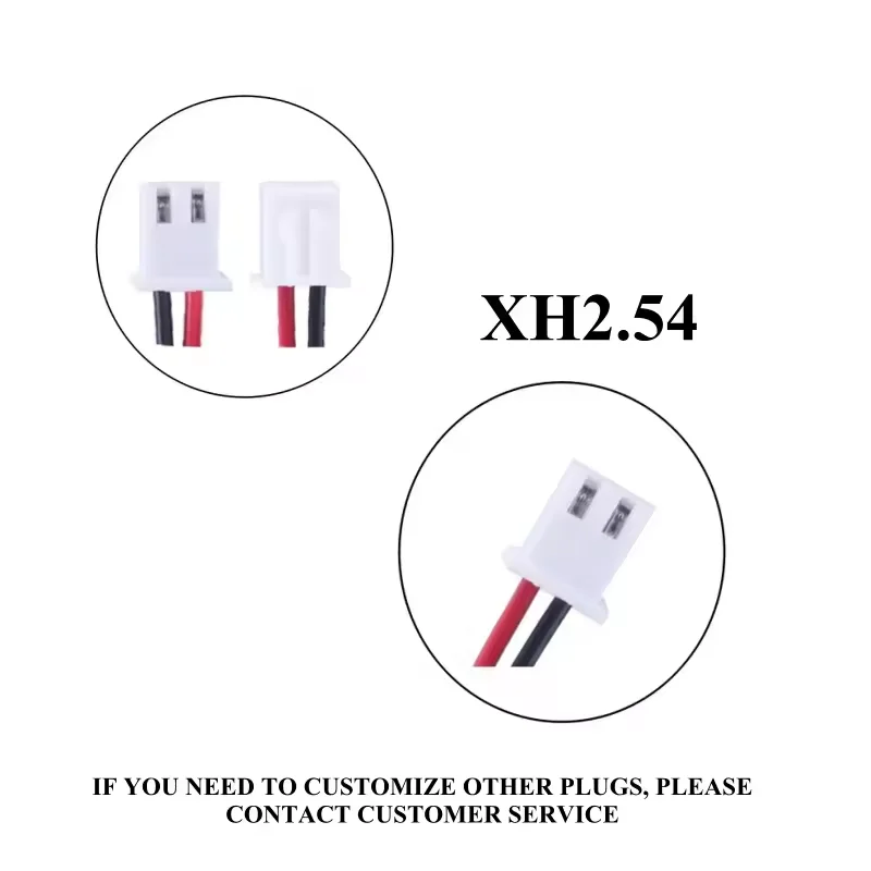2025 New Bluetooth Speaker Backup Battery 3.7V 3Ah 18650 1s1p LED Rechargeable Lithium-ion Battery DIY Plug-in Cable PH2.54