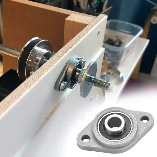 Imagen 2 del producto Rodamiento de bloque de almohada de aleación de Zinc KP08 KFL08, soportes de rodamientos de varilla de eje de orificio interior de 8mm, rodamientos de bolas montados con autoalineación