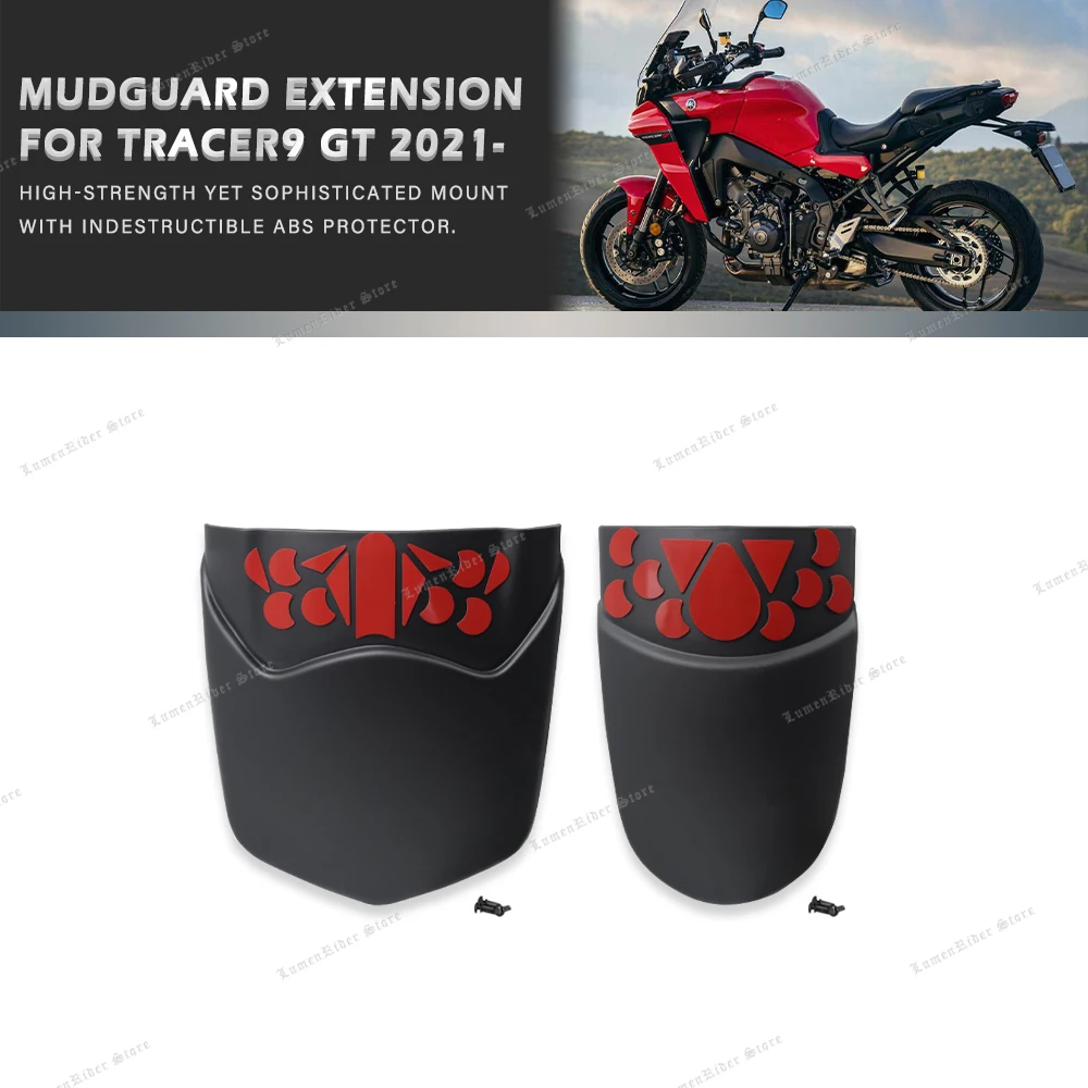 

Motorcycle Accessories Front Mudguard Fender Rear Extender Hugger Extension For Yamaha Tracer 9 GT Tracer9 2021 2022 -