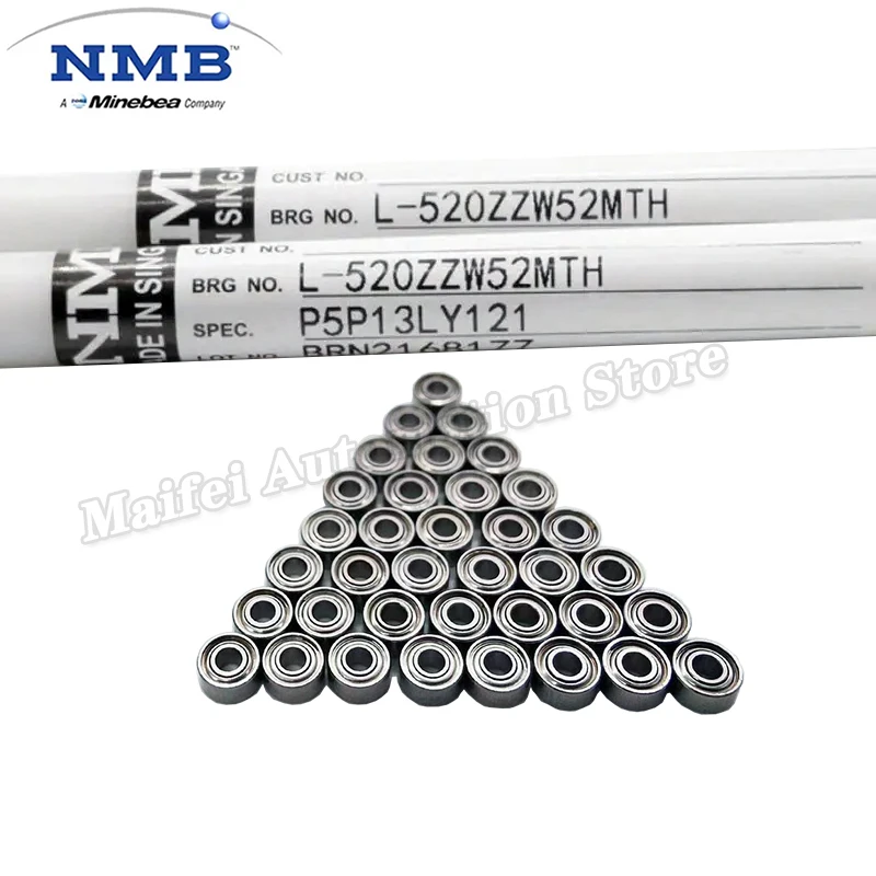 2x5x2.3mm L-520ZZ Bearings 100pcs ABEC-5 High Speed