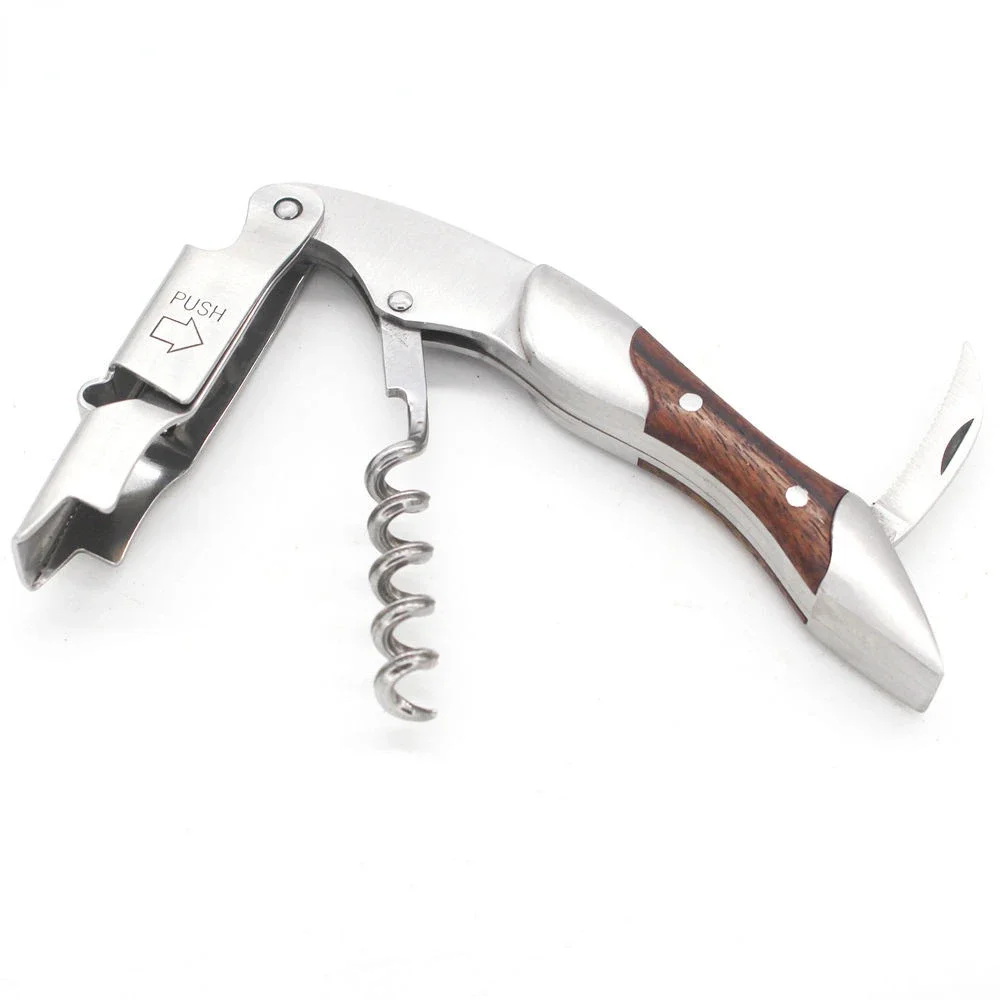 

Professional Waiters Corkscrew Barware Corkscrew Wine Bottle Opener and Foil Cutter Beer bottle opener Portable opener Cerveza