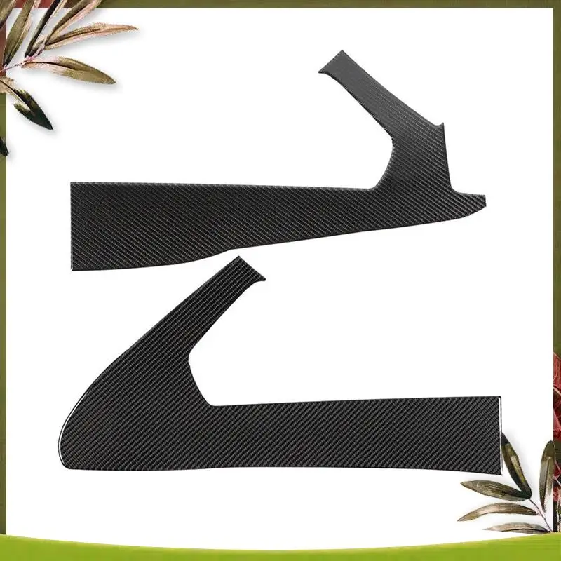 

AB98-Gear Shift Side Panel Trim Cover For Silverado GMC Sierra 2014-2018 Part Soft Carbon Fiber