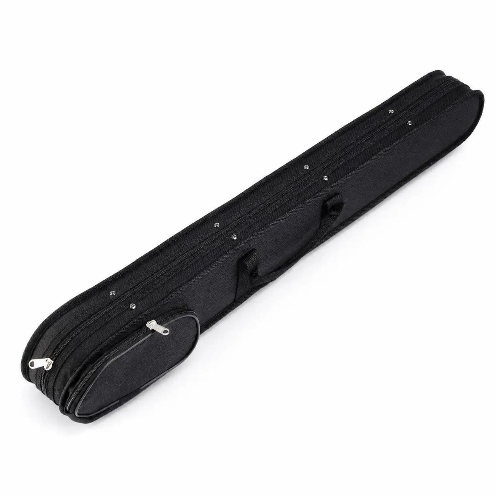2 Pieces Cello Bow Case Padded Double Bass Bow Case Zippered for Cellists, Artists, Travel, Music School - view 2
