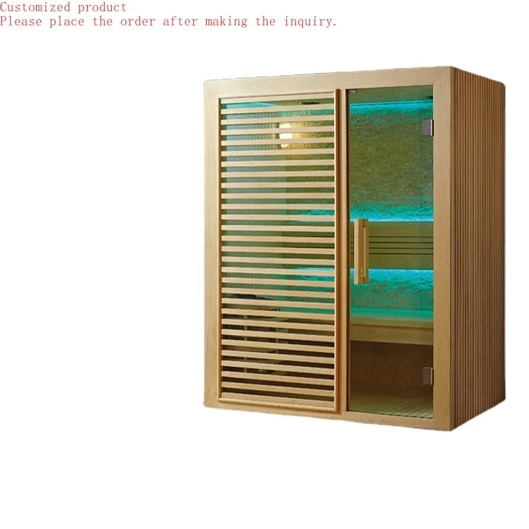 

Customization.Traditional Wood Steam Sauna Room Outdoor Sauna Cabin